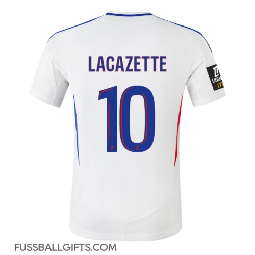 Olympique Lyonnais Alexandre Lacazette #10 Fußballbekleidung Heimtrikot 2024-25 Kurzarm